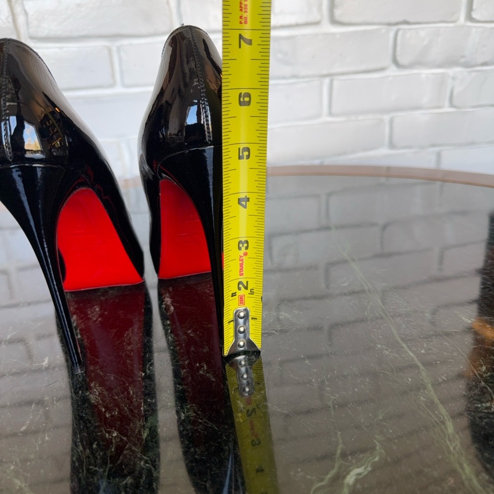 Christian Louboutin Very Prive Patent PeepToe Pumps perfect condition ❤️ - Picture 13 of 13